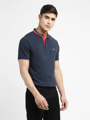 Men's Solid Polo Navy T-shirt Corporate Dress Code Business Event