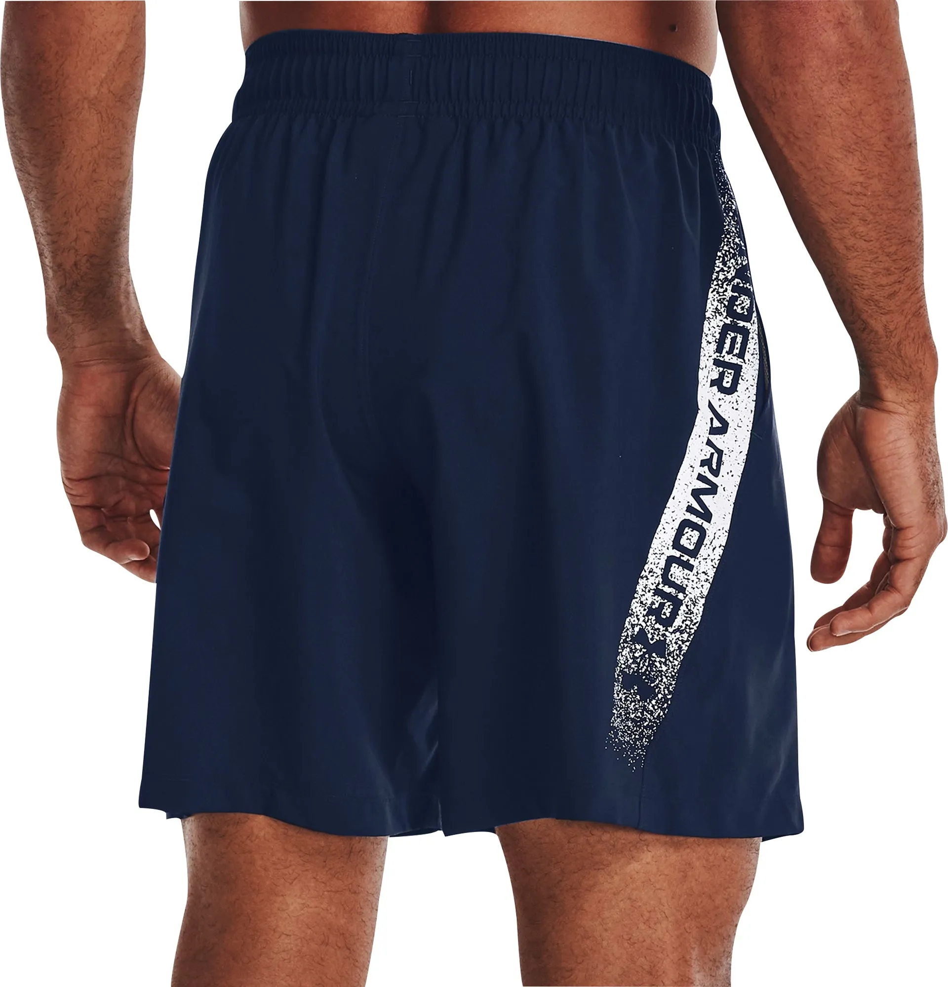 Under Armour Woven Graphic Mens Running Shorts - Blue Wide-leg cut Street Ready