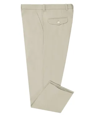 Easy Travel EThomas: Golf Pants - Stone Cavalry Twill