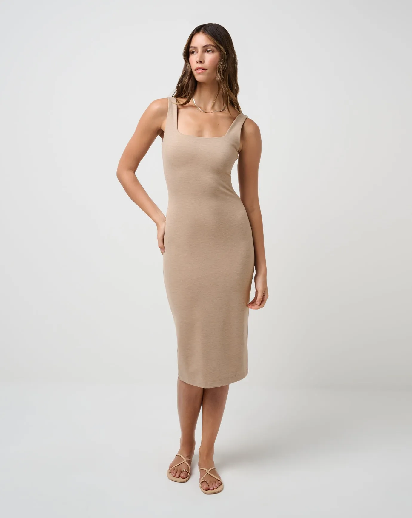 Leader Fit VersatileCuff Friday Ponte Midi Dress