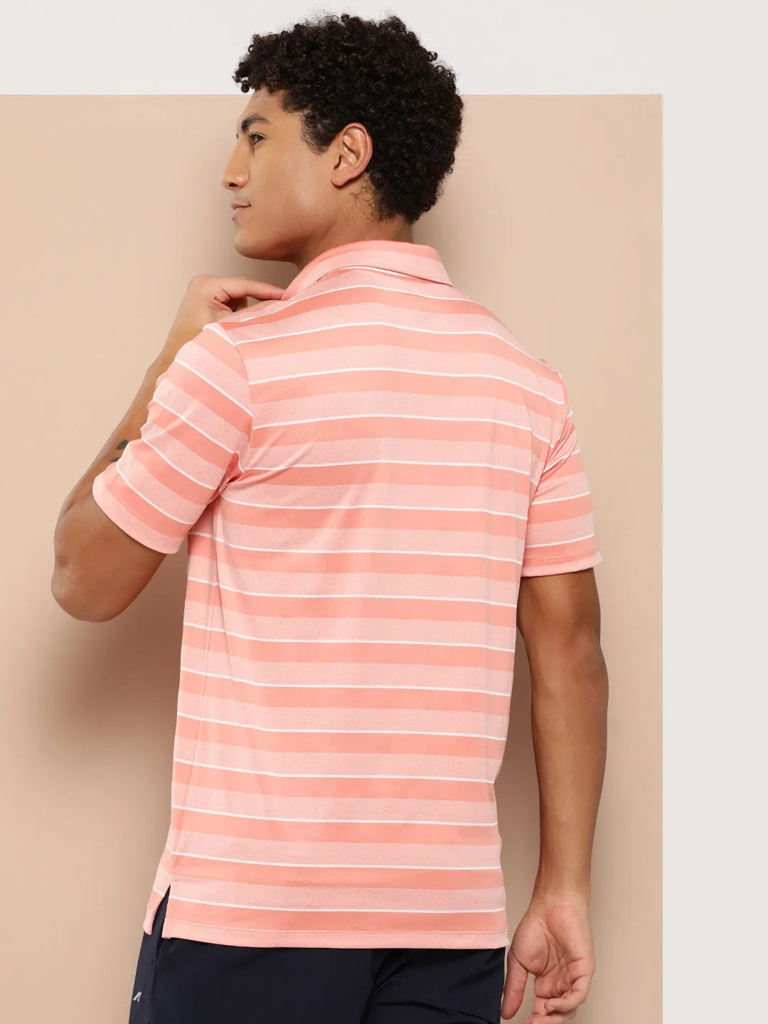 Subtle ToneOnTone Stitching Lightweight Comfort Country Club Polo Tee