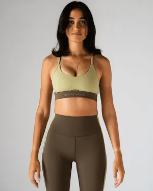professional athletes Gym-goers [CORE] Defynt Sportsbra - Kiwi / Olive