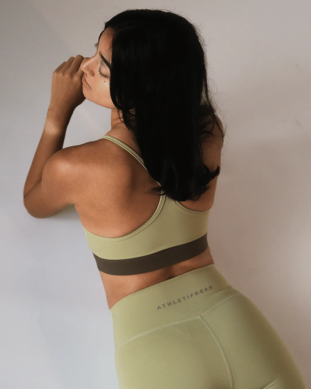 [CORE] Defynt Sportsbra - Kiwi / Olive Adjustable Breathable fabric