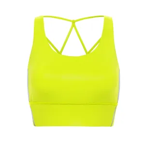 Electric Lime Sports Bra Dance costume
