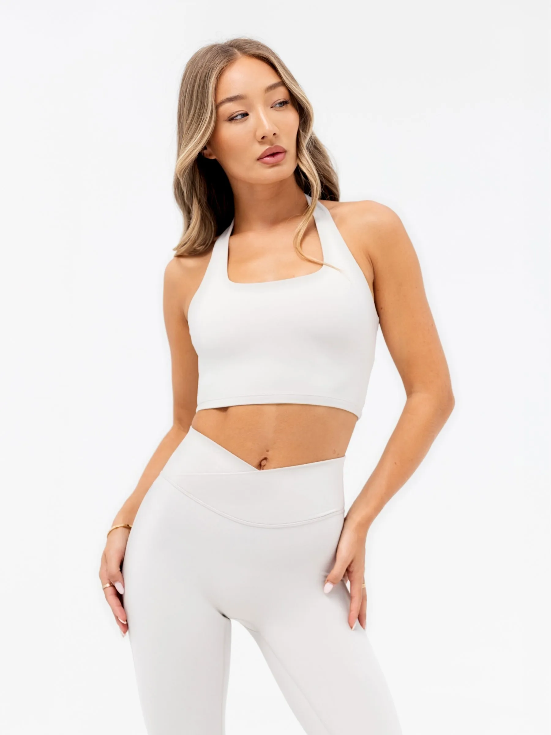 Low-quality Ultimate Halter Neck Bra - Ivory