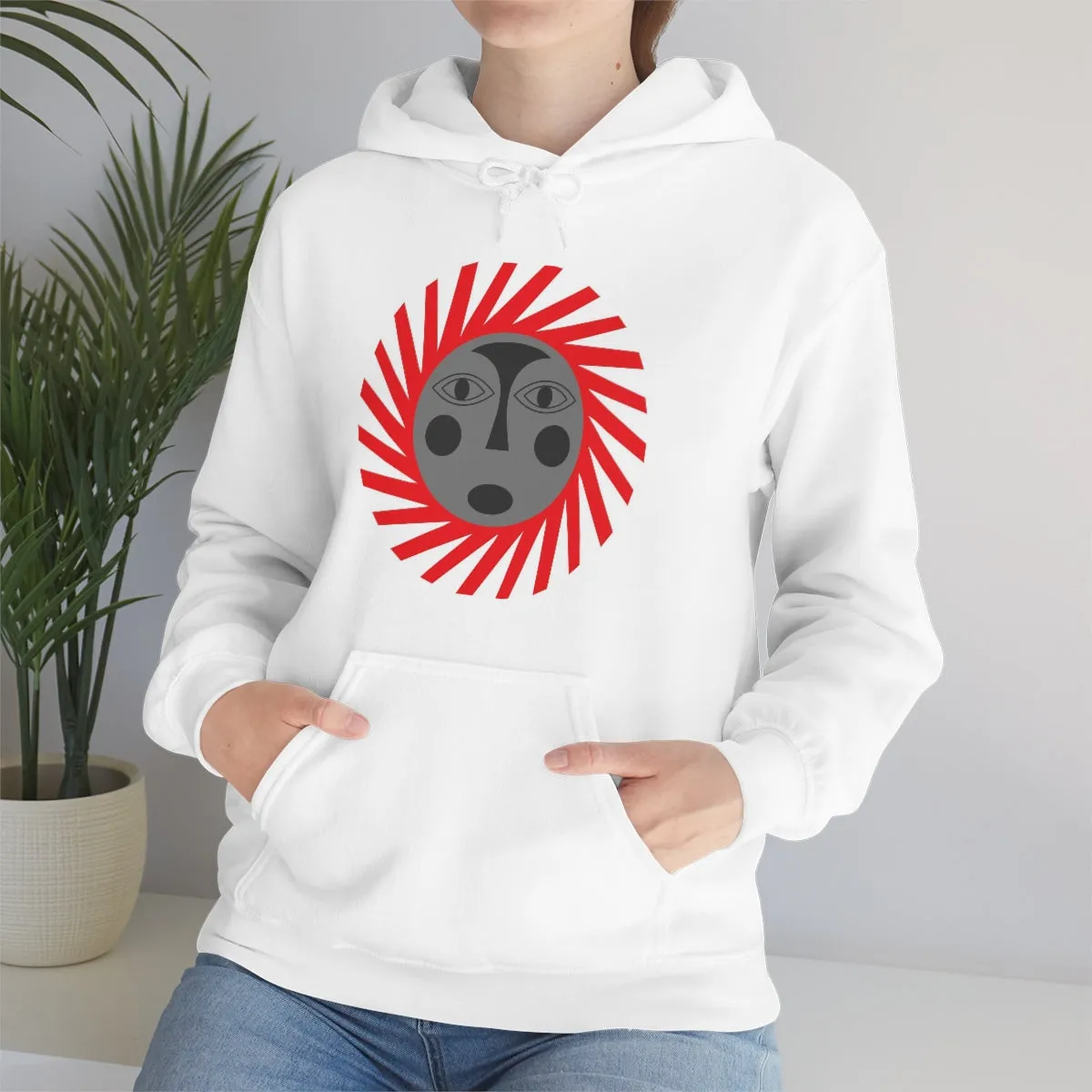 Reinforced Edges Bow Accents Ladies Hooded Sweatshirt