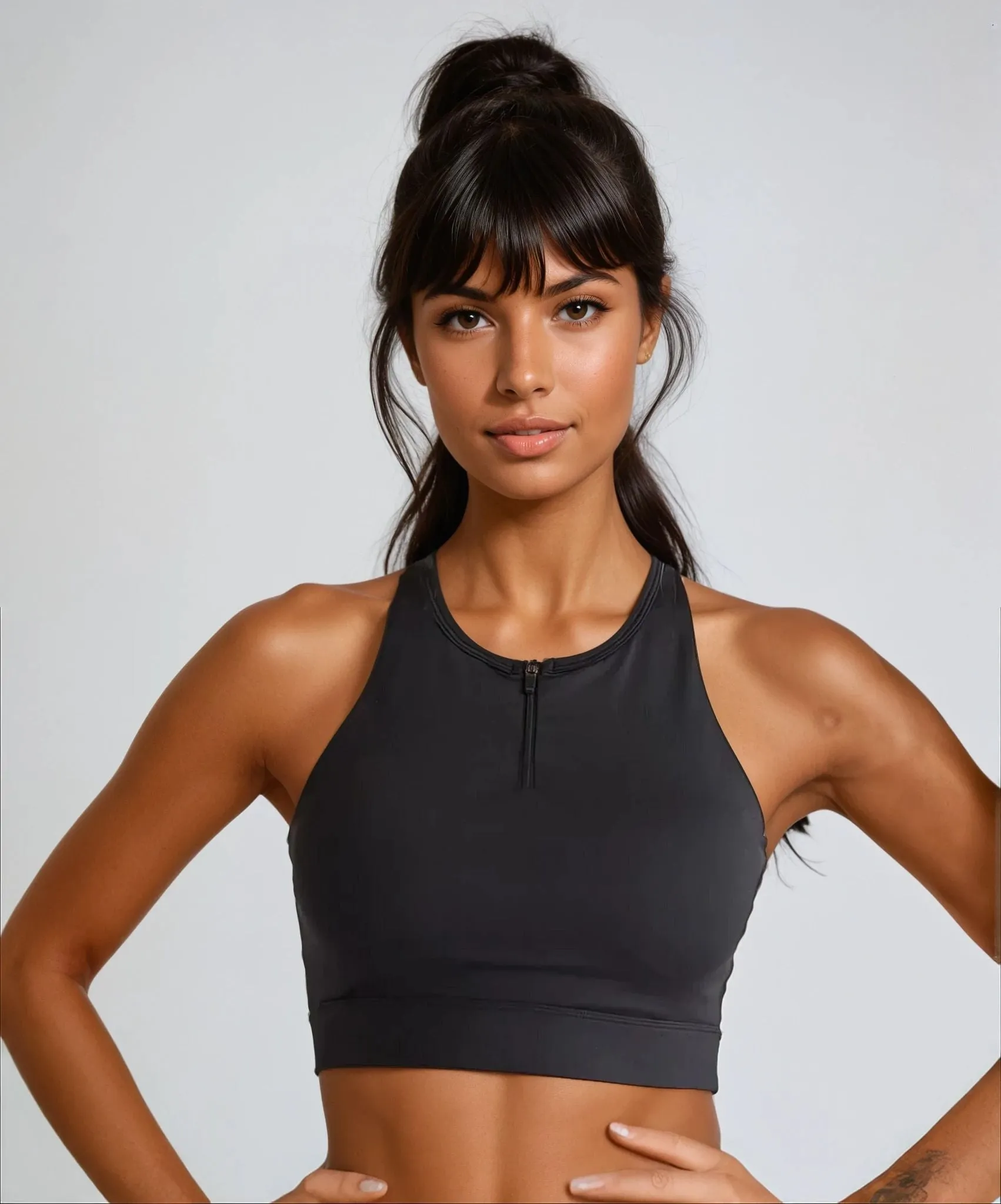 Durable structure Square neck seams Artus Sports Bra Active