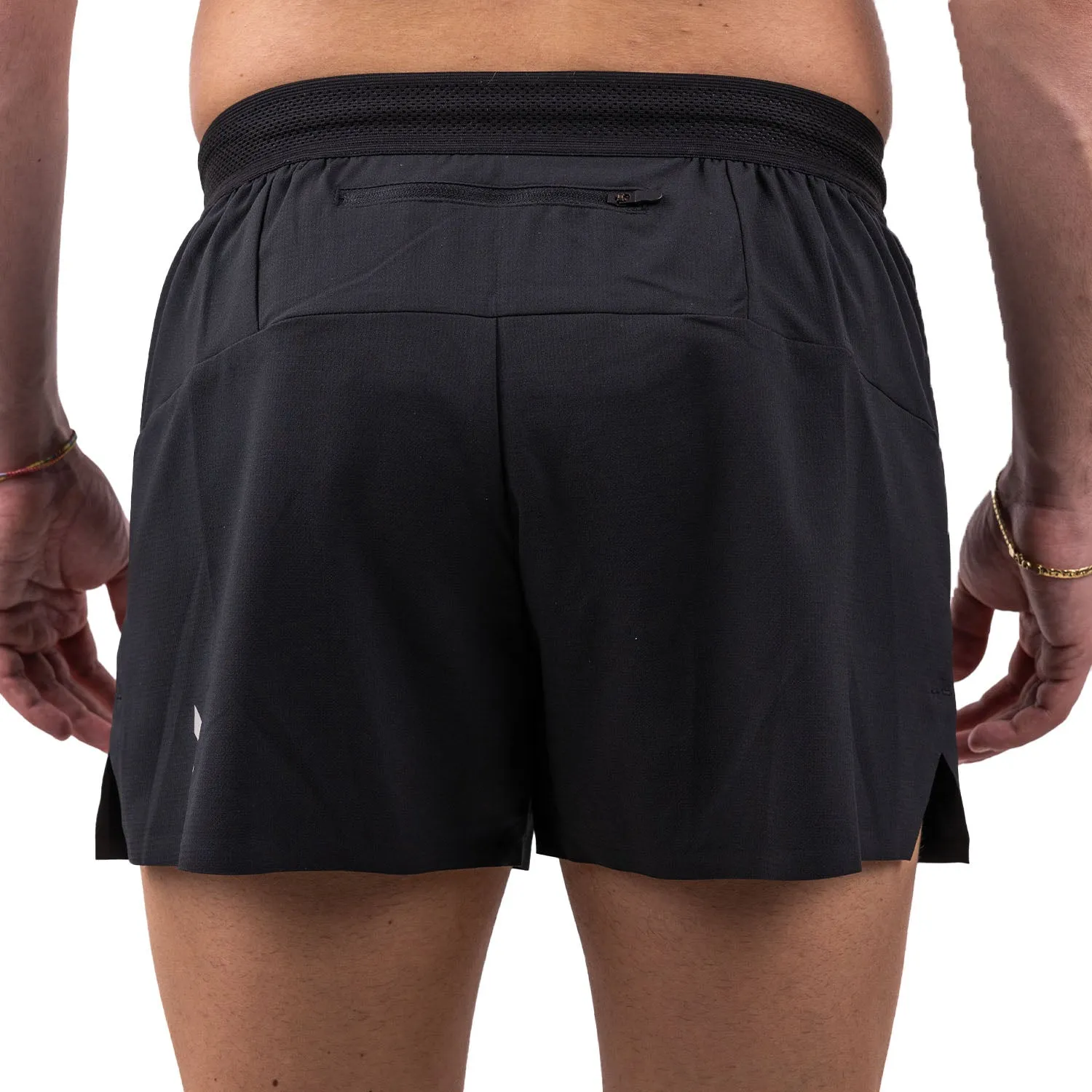 Effortless Wear Fashion Accessory Mizuno Tech Light 3.5 Inch Mens Running Shorts - Black
