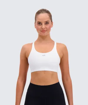 Anti-bacterial Orange sports apparel Performance Boost Sports Bra (with Bra Cups)