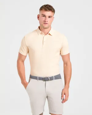 Precision Texture Polo - Peach Fashionable Fit Corporate Event