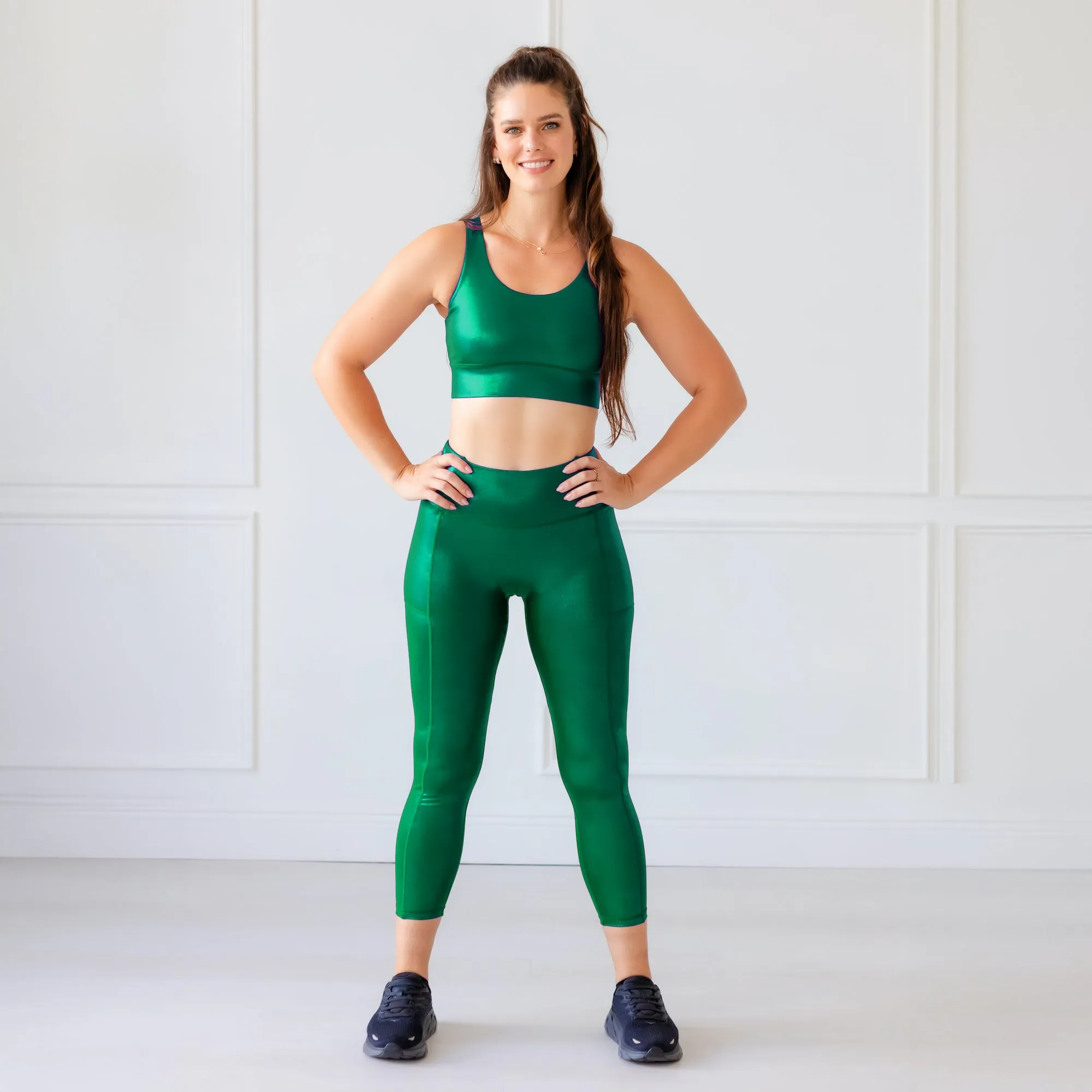 Figure Hug Emerald Jewel Leggings