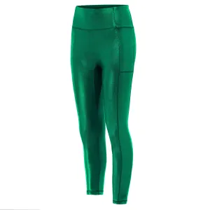 Emerald Jewel Leggings high waisted