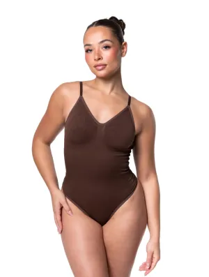 Cozy Lightweight Low Back Snatched Thong Bodysuit