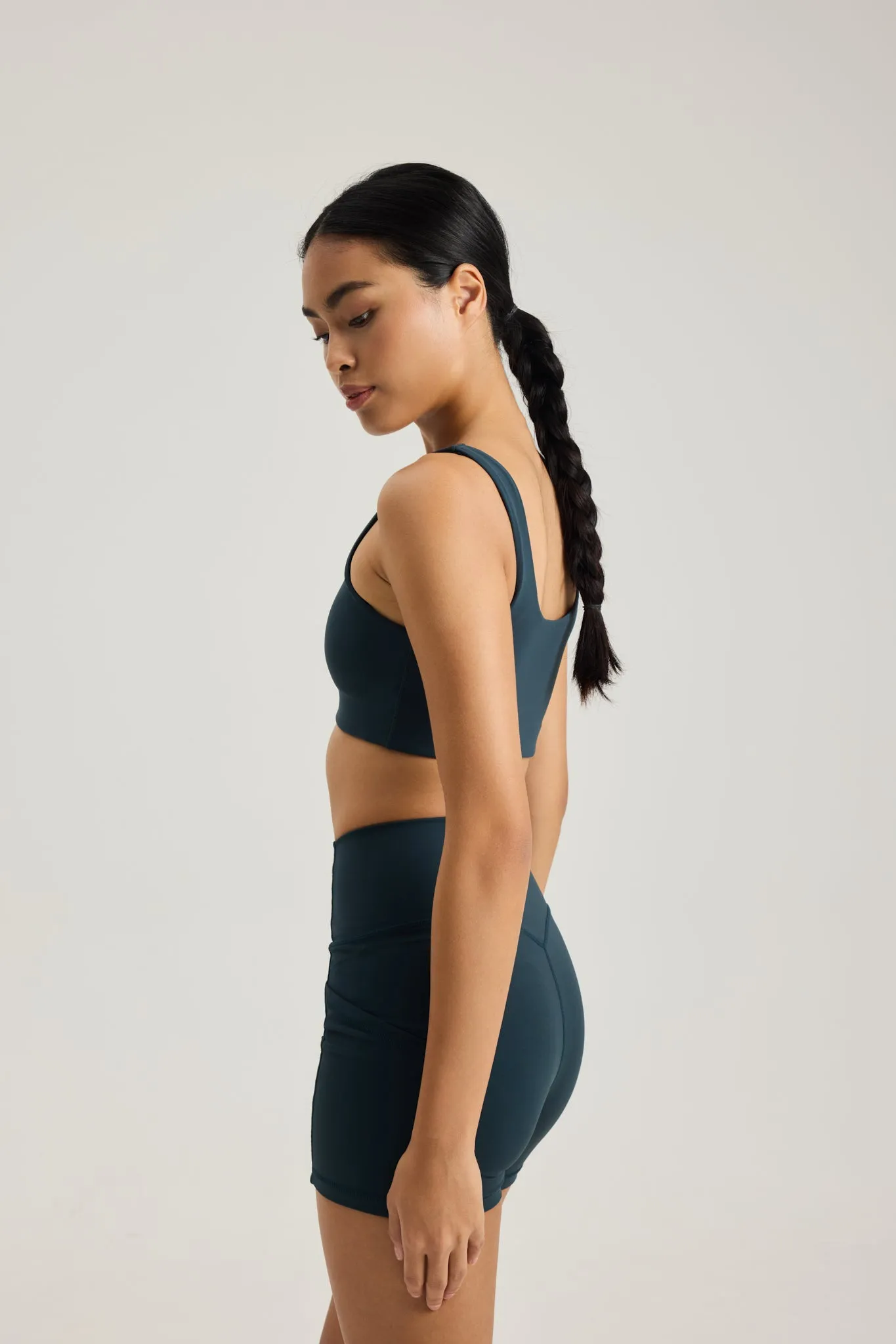 Reversible All Day Bra in Pine Soft Cotton
