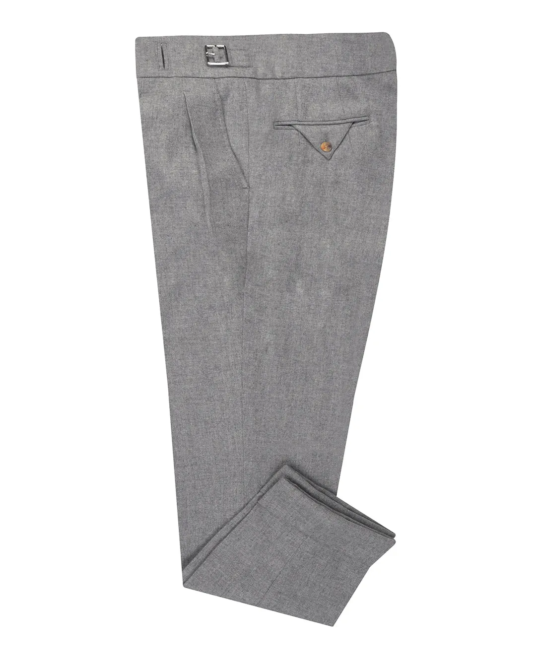EThomas Wool Cashmere: Ash Twill Stylish Fit