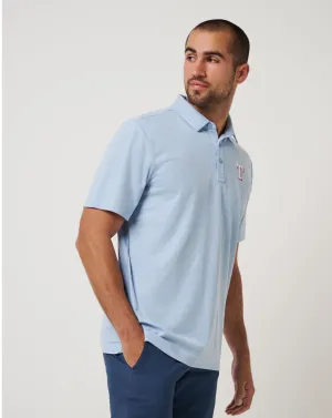 Texas Rangers Playoff Pitch Polo Breathable Textile Weekend Casual