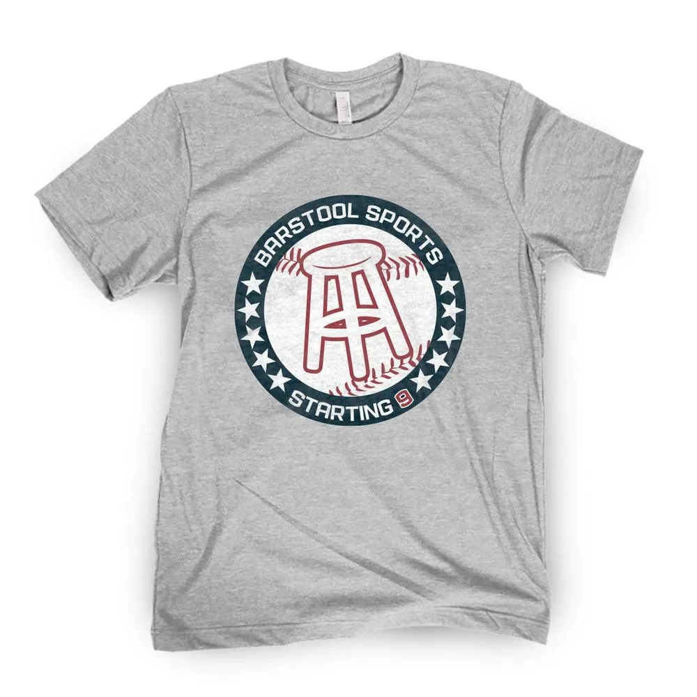 Smooth Finish High Density Cotton Starting 9 Logo Tee