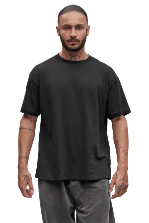 Snag Resistant Fiber Smooth Yoke Construction T-SHIRT - Dark Gray Odor Resistant Blend