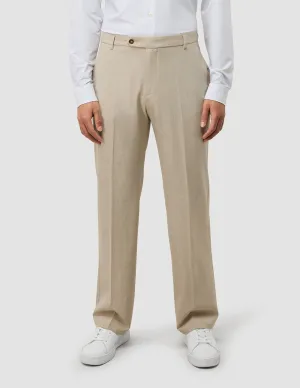 Reinforced Stitching Tech Linen Suit Pants Relaxed Fit Sandshell