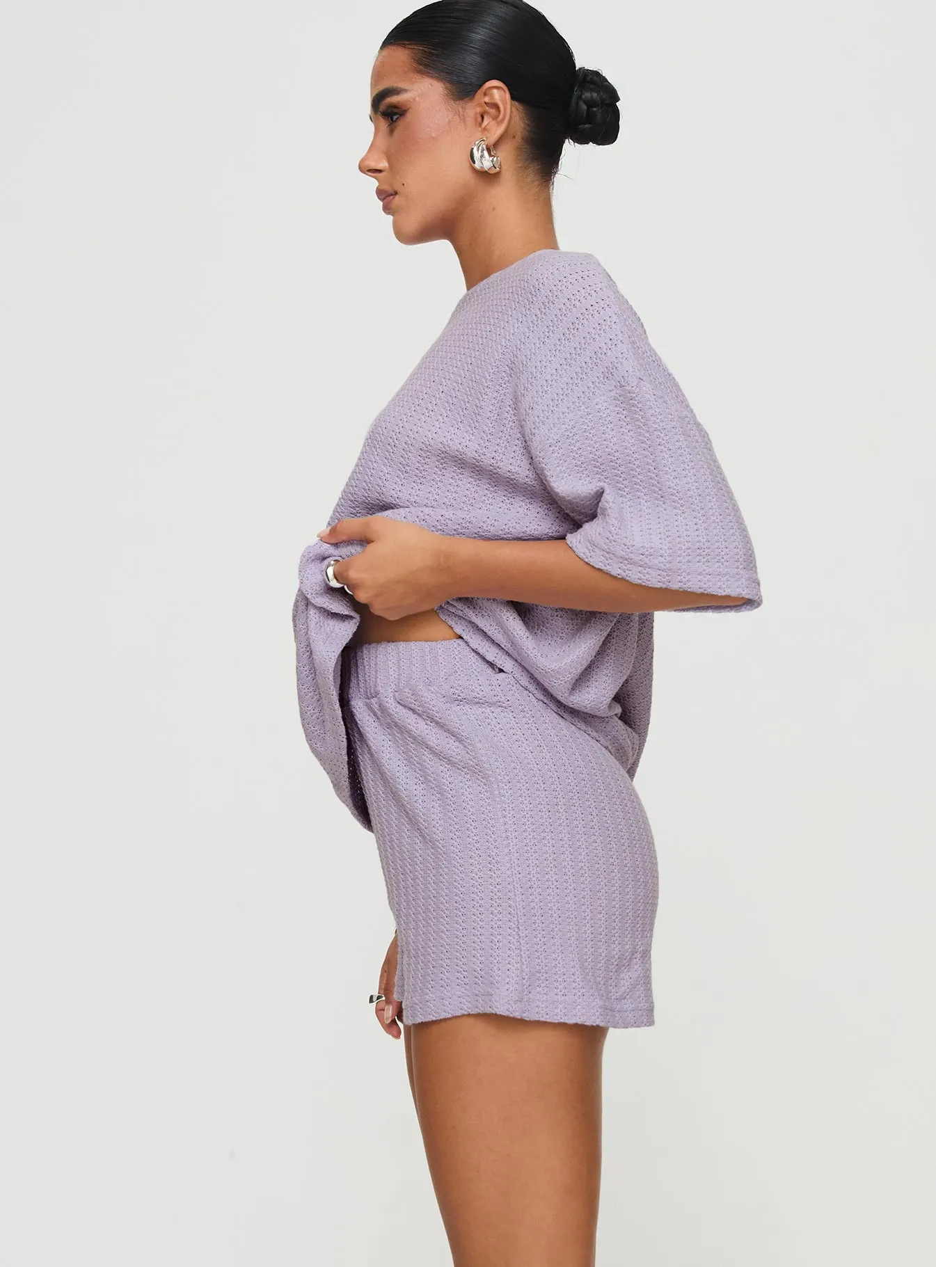 QuickRelease Closure AbrasionFree Edging Cammie Knit Set Lilac