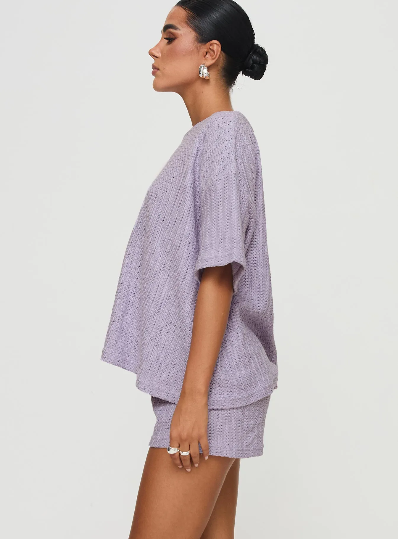 Cammie Knit Set Lilac AdjustableWaistband