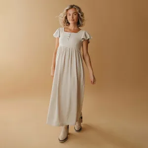 Downtown Cool SoftTouchLining Hailey Maxi Dress, Natural