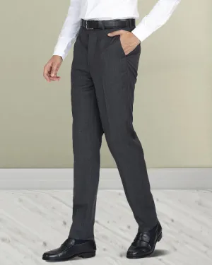 AntiSlipGrip Everyday Essential Washable Wool Pants: Dark Grey