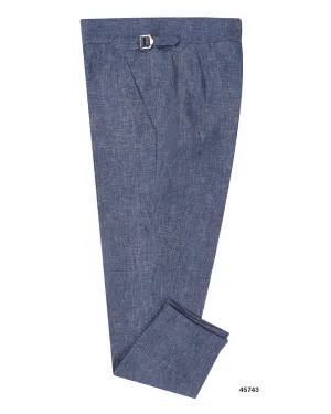 Solbiati Denimblue Linen SoftLining Chilly Day Wear