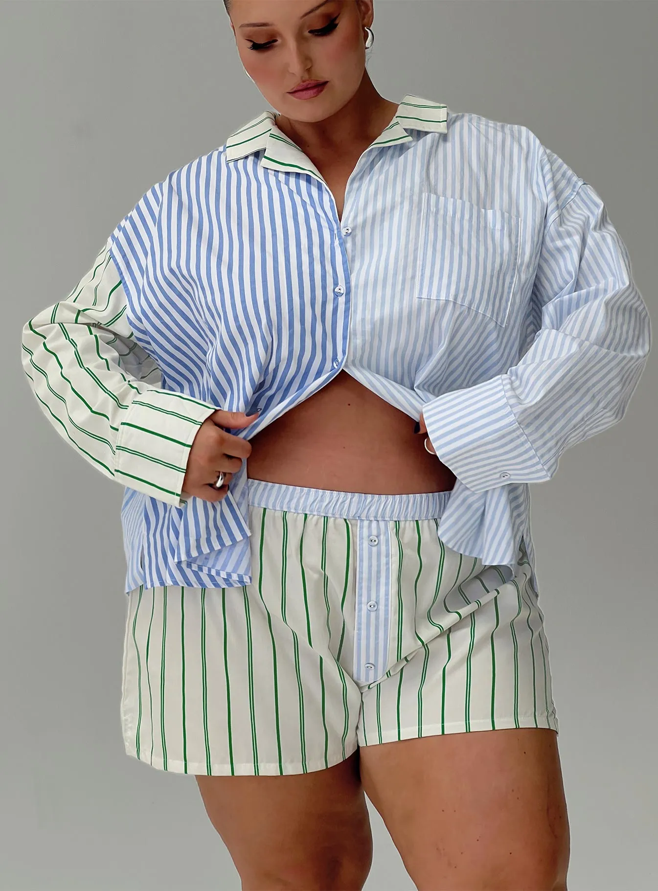 Broady Boxer Shorts Multi Curve Mature Charm