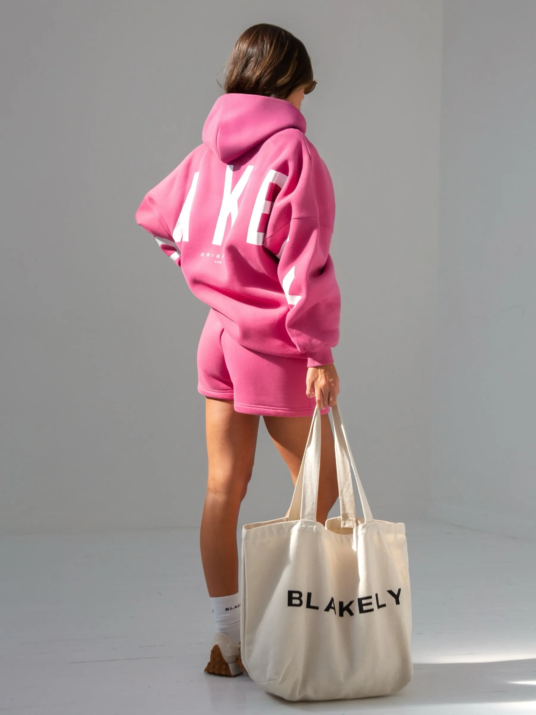 Isabel Oversized Hoodie - Hot Pink Budget Friendly Relaxed Look