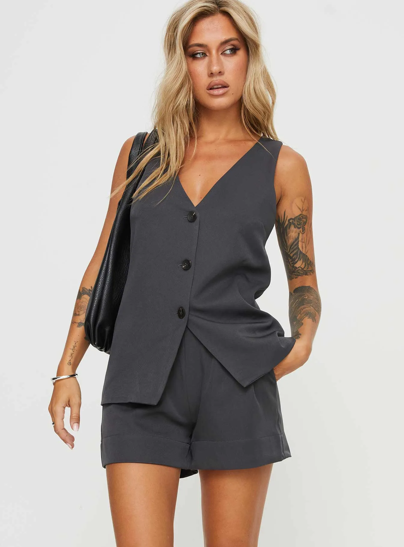 Lesky Set Grey Glitter Fit Mountain Cool