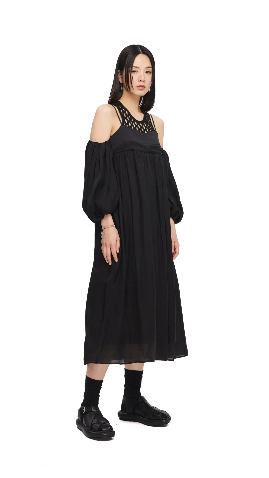 Cold Shoulder Dress Pure Fit