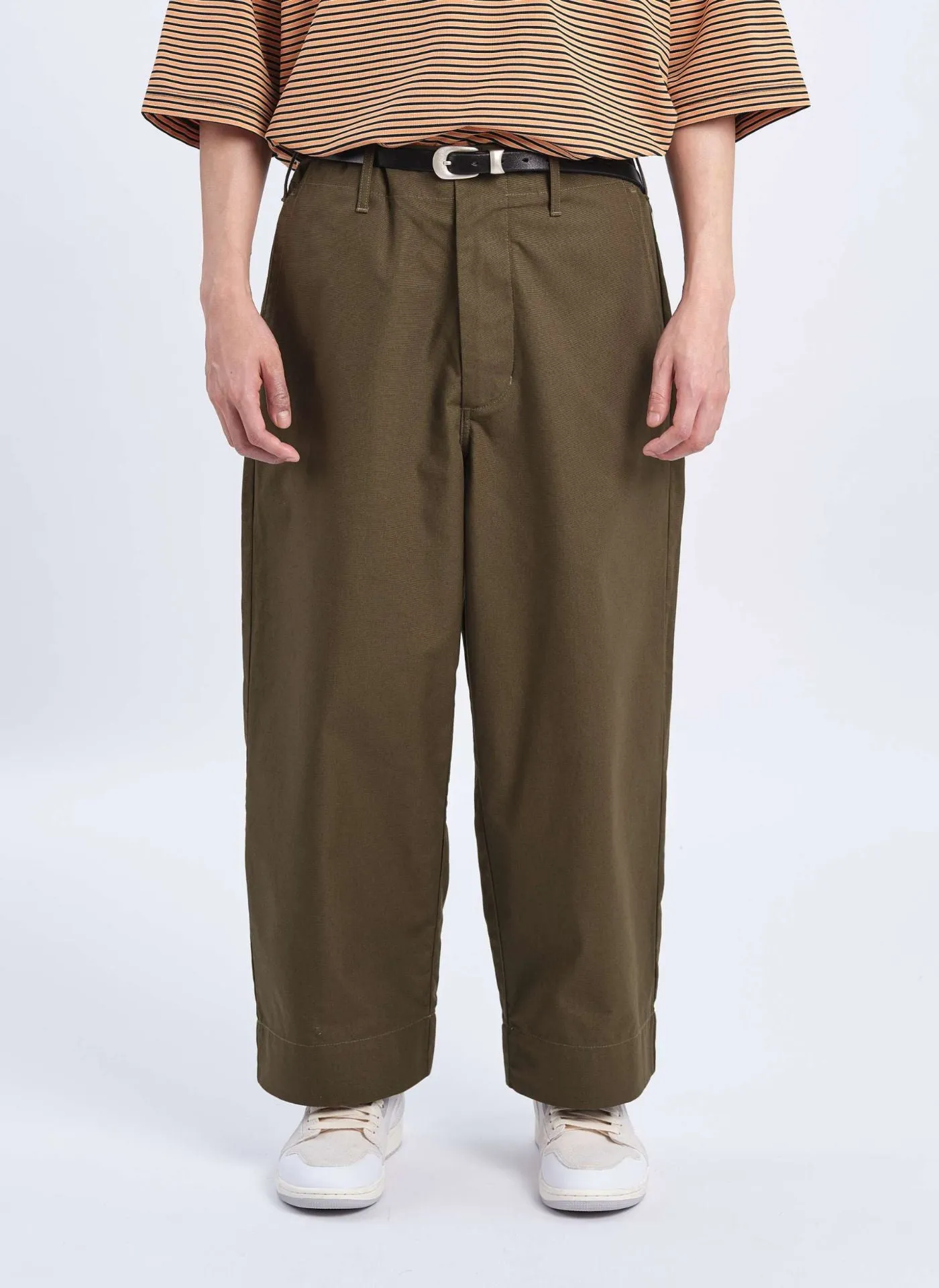 HypoallergenicMaterial Cordura Canvas Worker Wide Tapered Pants