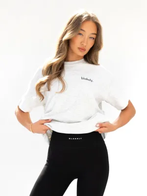 Sami Oversized T-Shirt - Marl White Functional Look