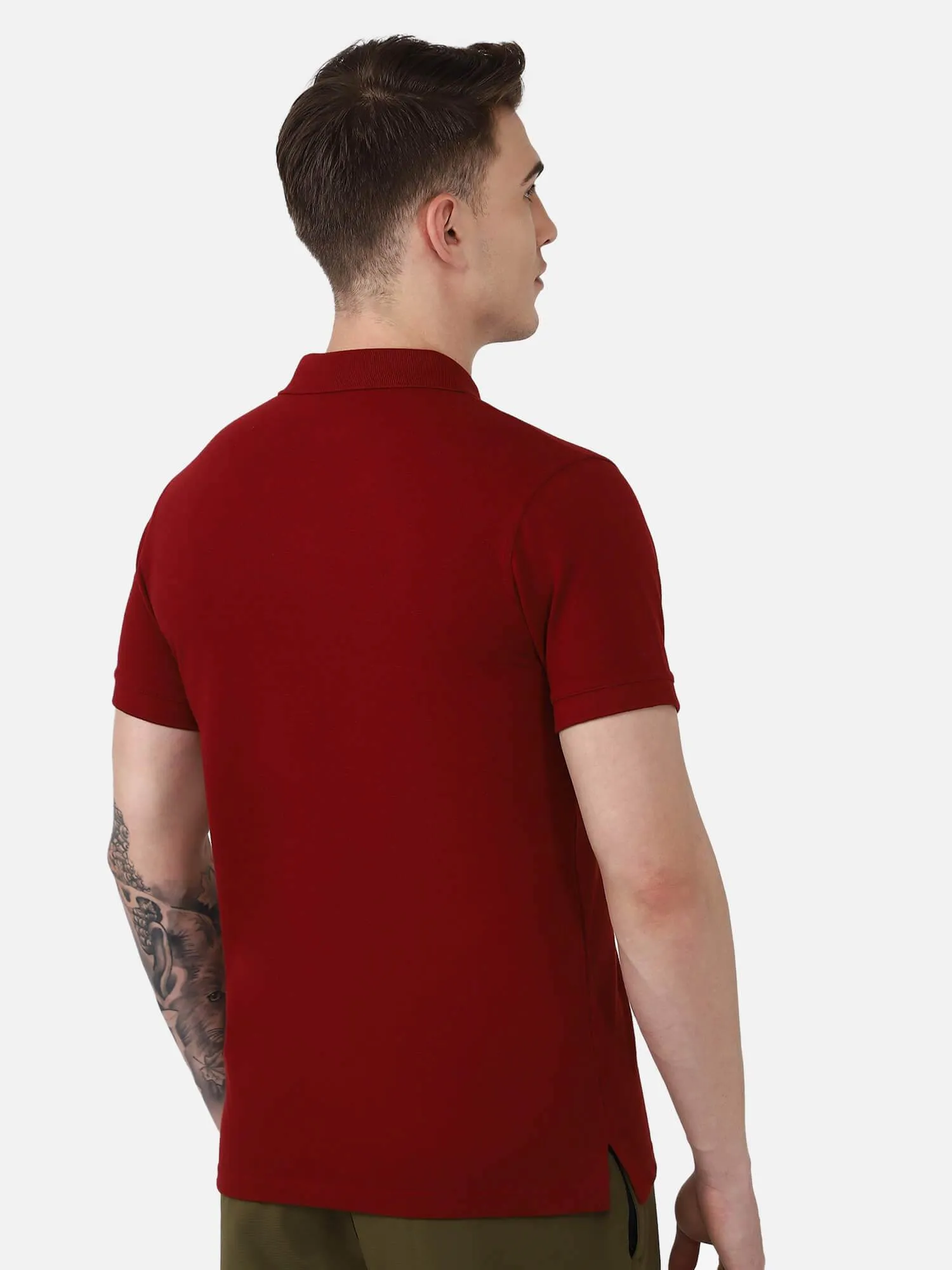 Dany Poly Cotton Polo T-Shirt Travel Proof