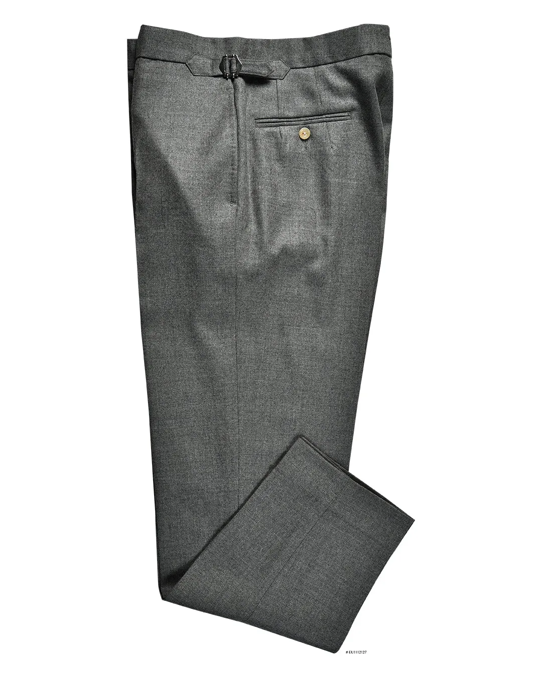 Core Comfort Chilly Day Layers Dugdale Ash Grey Wool Flannel Dress Pant