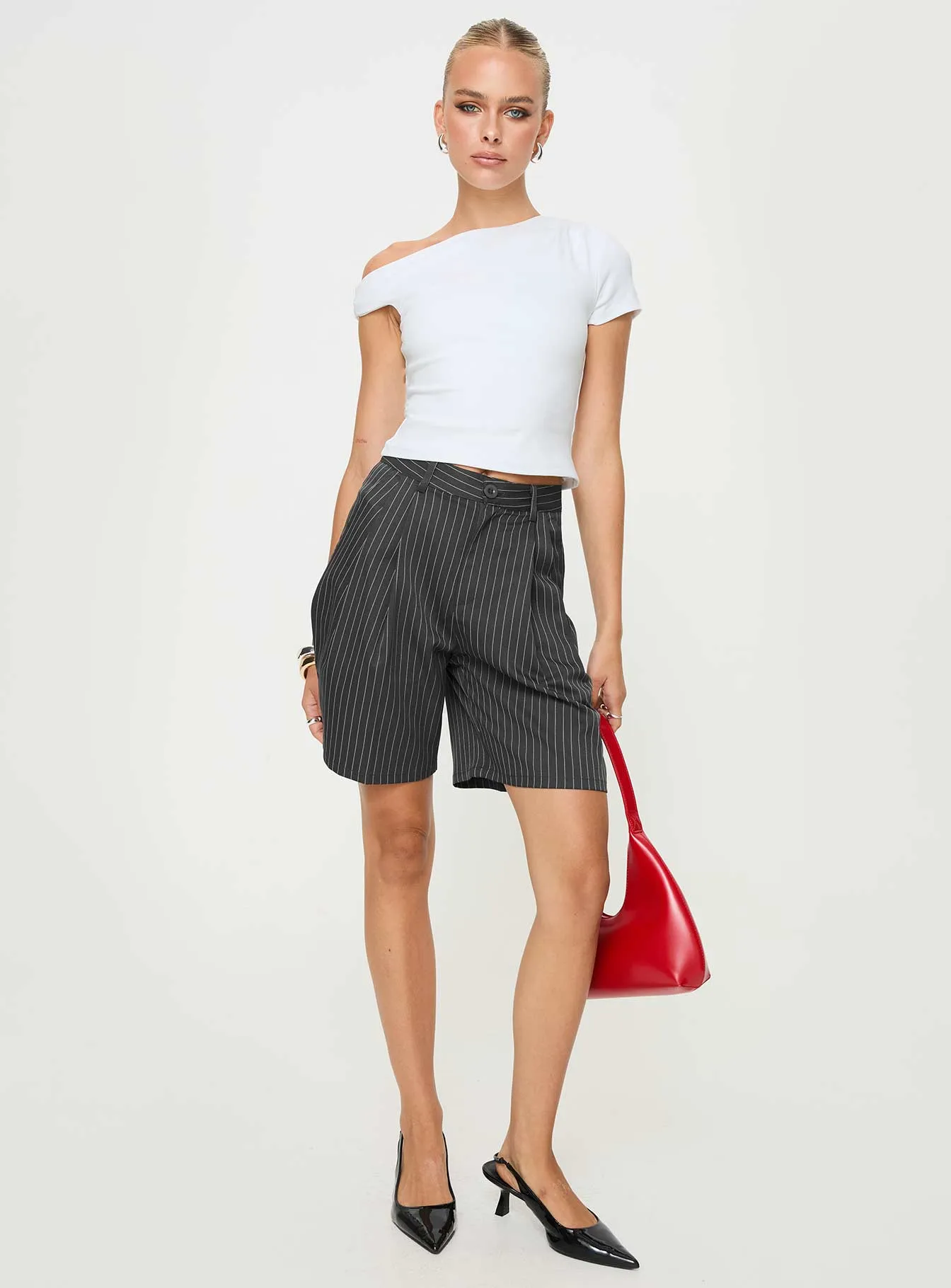 Swim Easy In Office Longline Shorts Grey