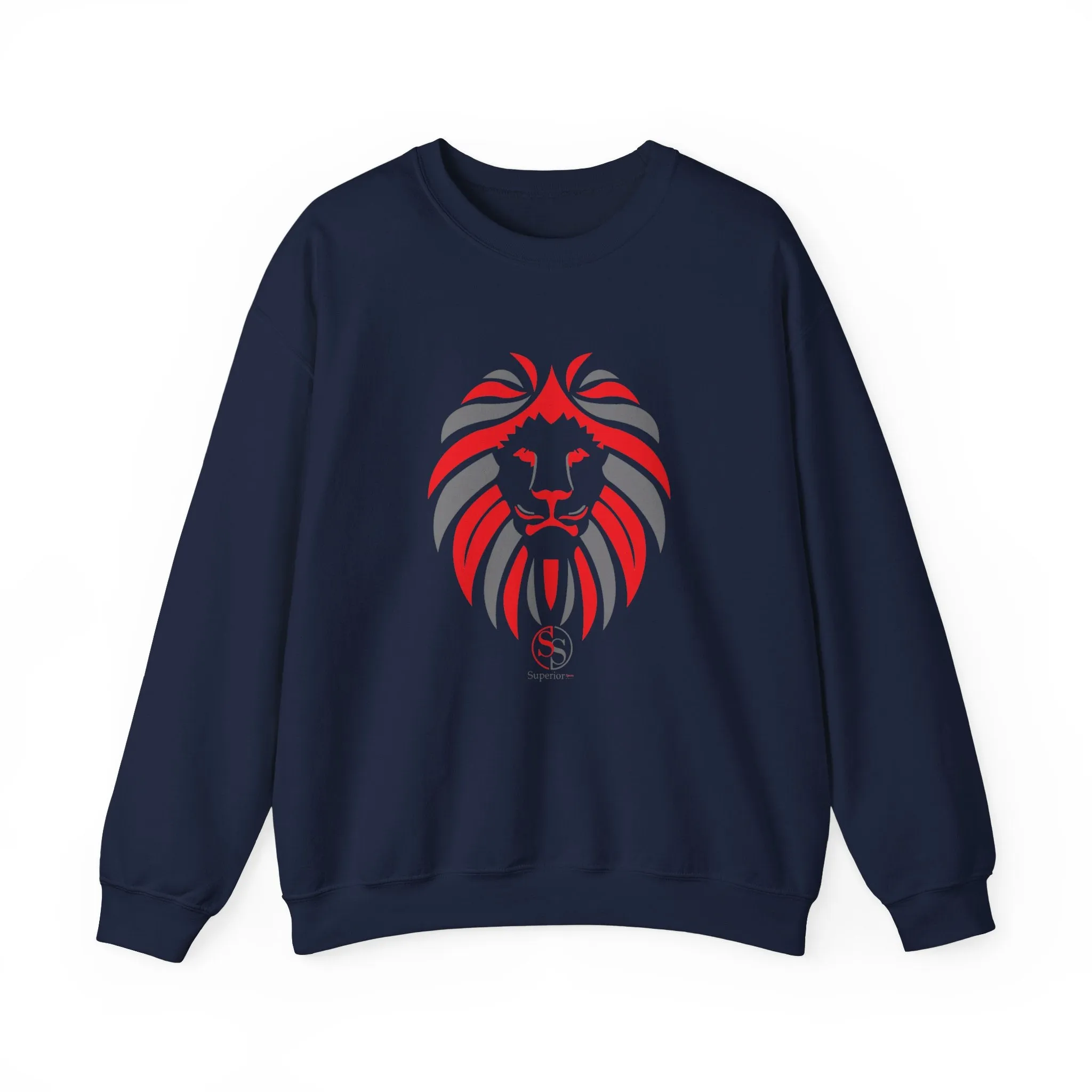 Logo Patch Men Crewneck Sweatshirt