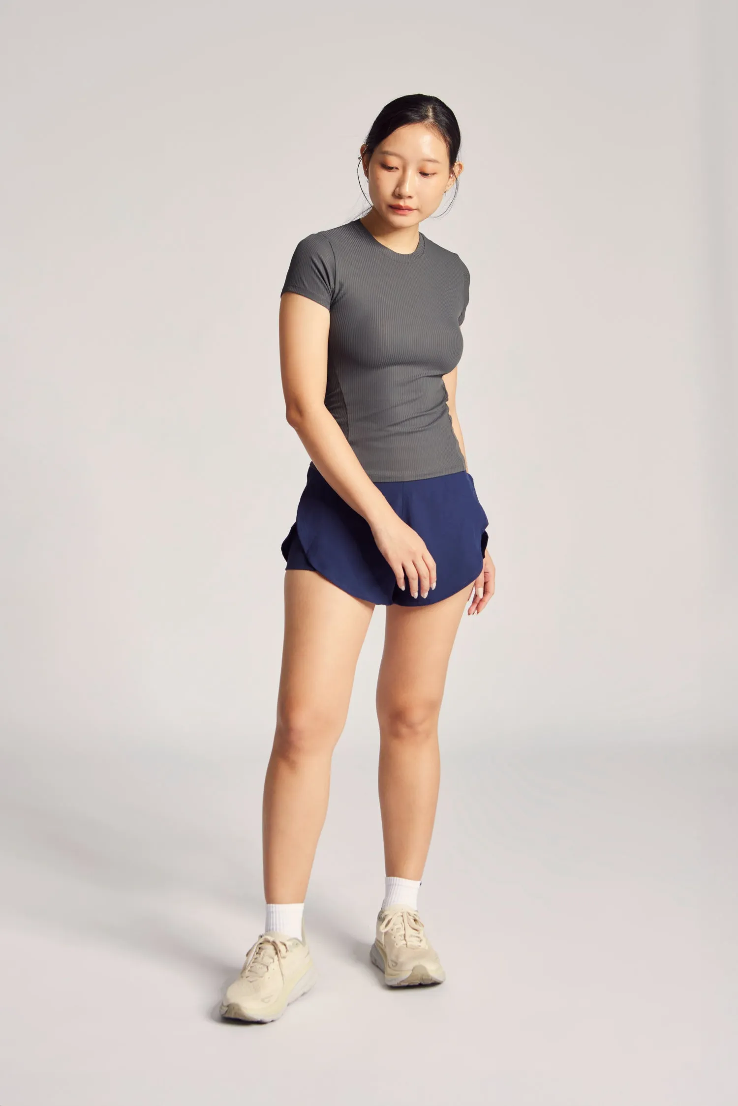 Fresh Comfort Style Like A Hug Tee (Rib) in Truffle