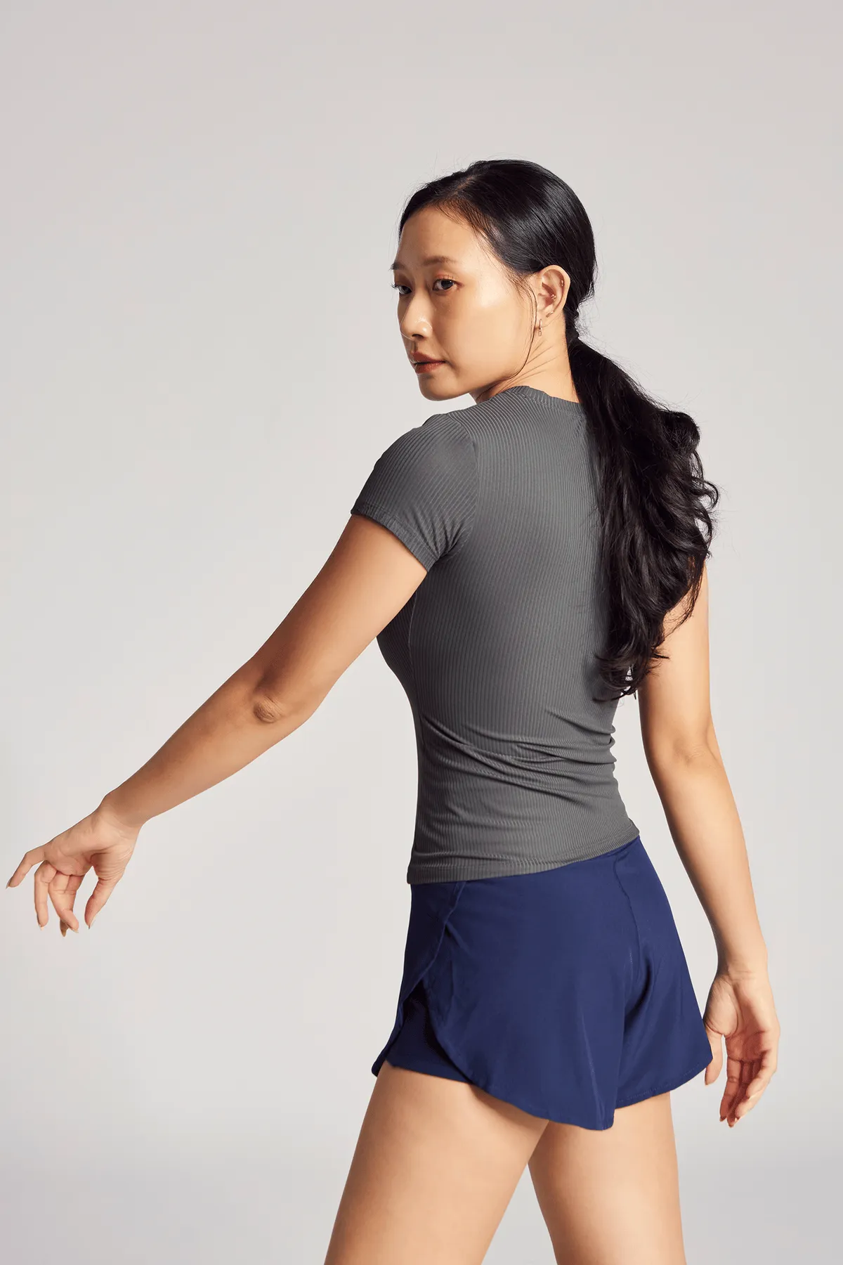 Like A Hug Tee (Rib) in Truffle Sophisticated Casual Street Smart