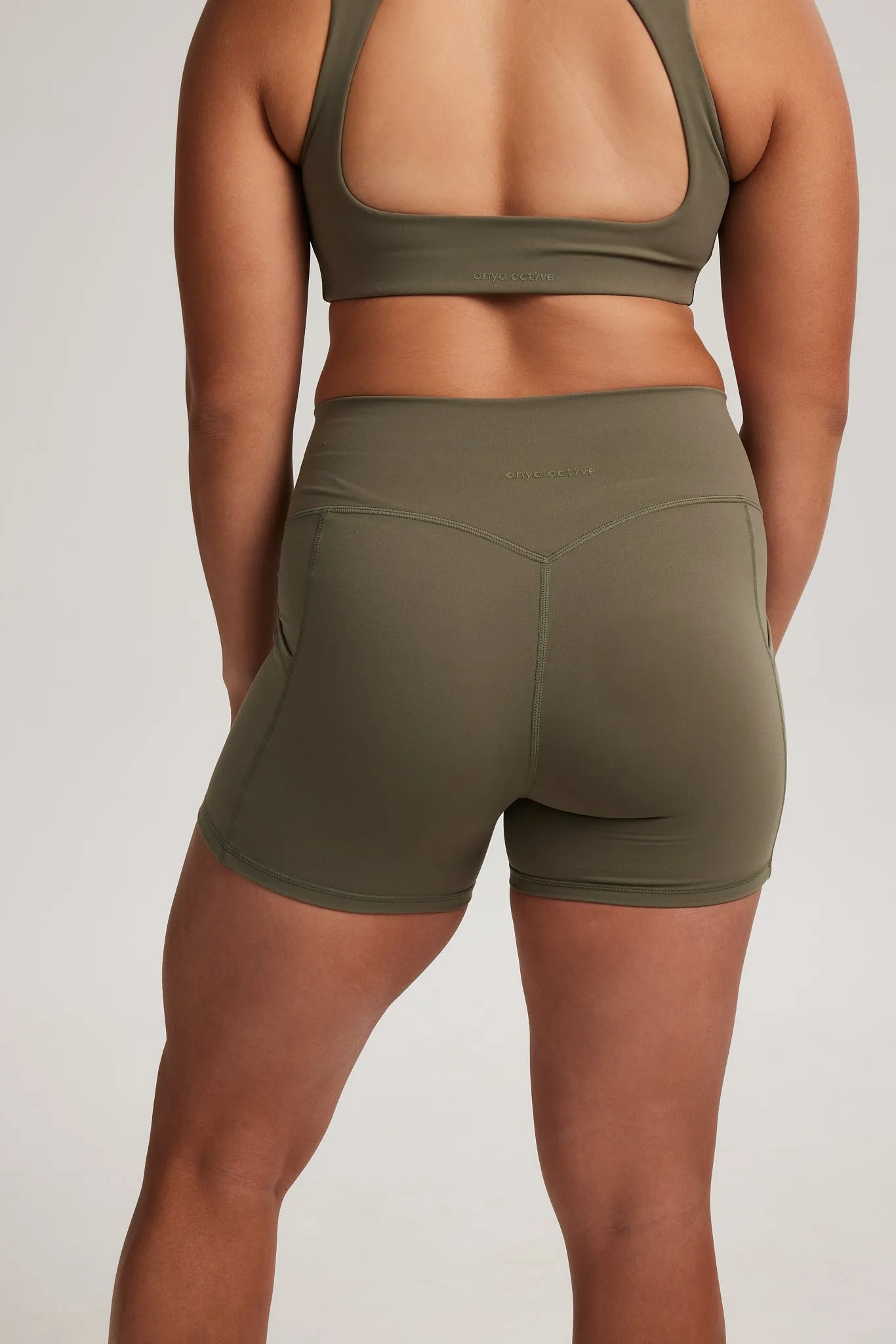 On-the-Go Shorts snowboard clothing Pocket Shorts (Mini 4") in Avocado