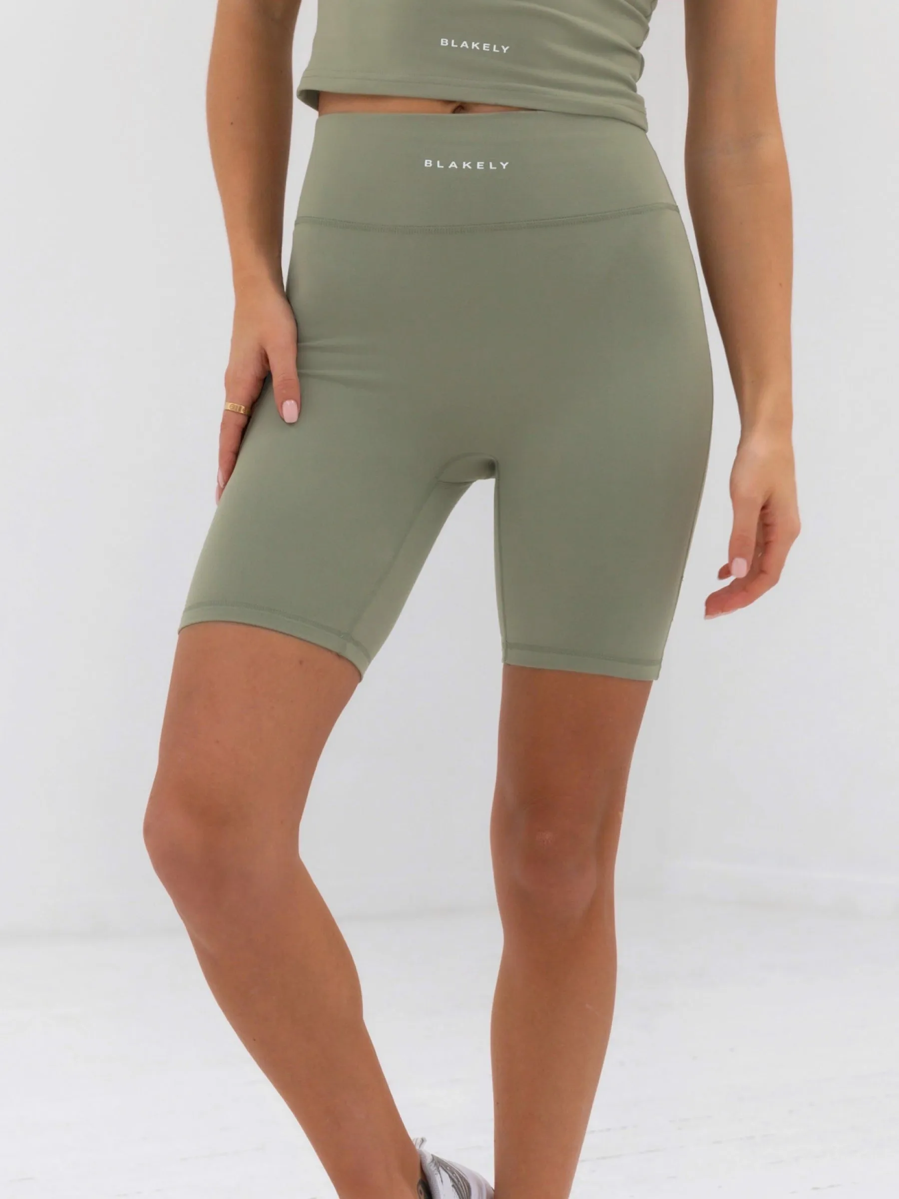 Ultimate Soft Lifestyle Shorts - Olive Striped Design Sporty Edge