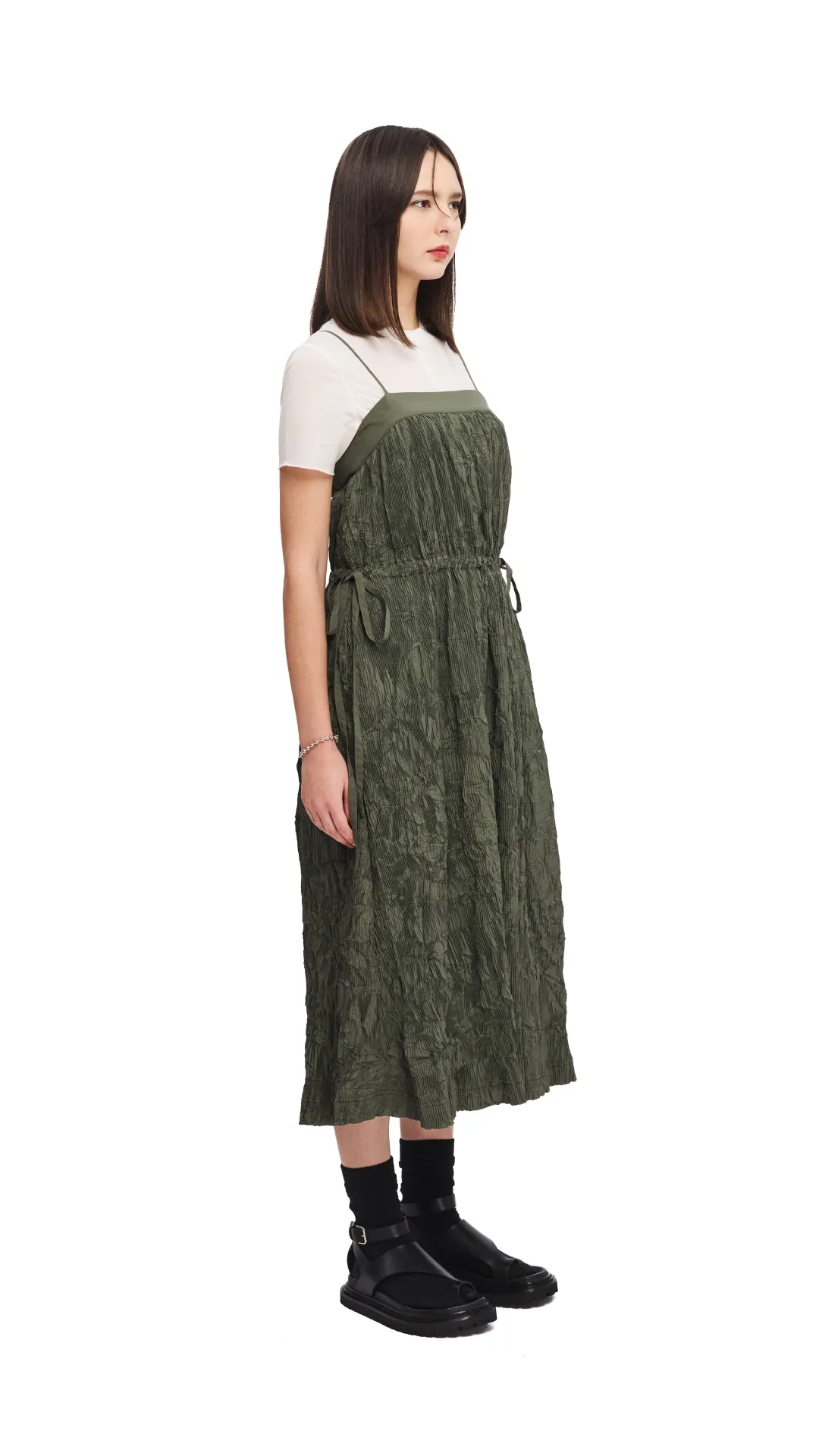 Crinkle Pleat Dress Kind Soul