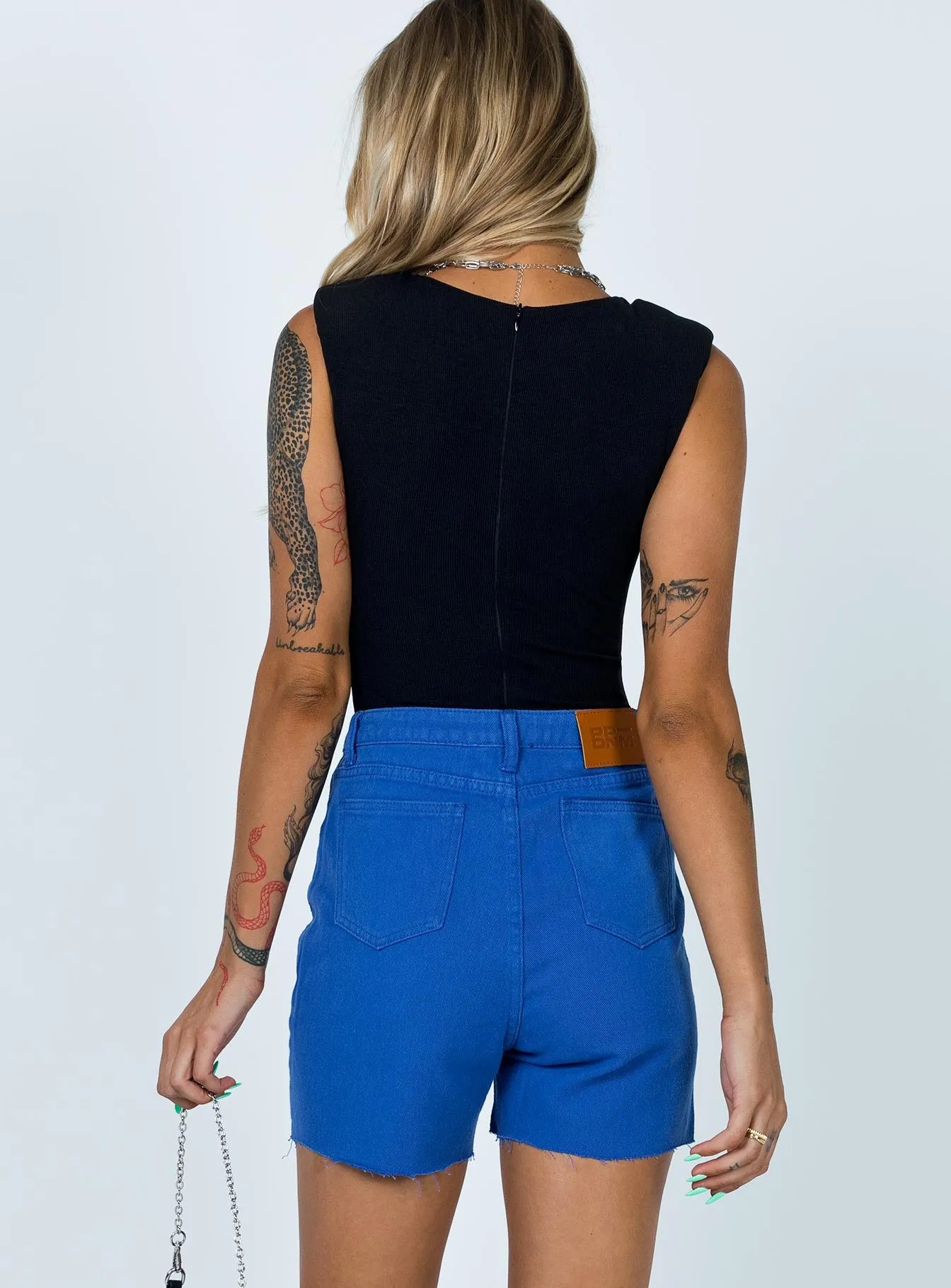 Cool Glow Demelza Denim Short Blue