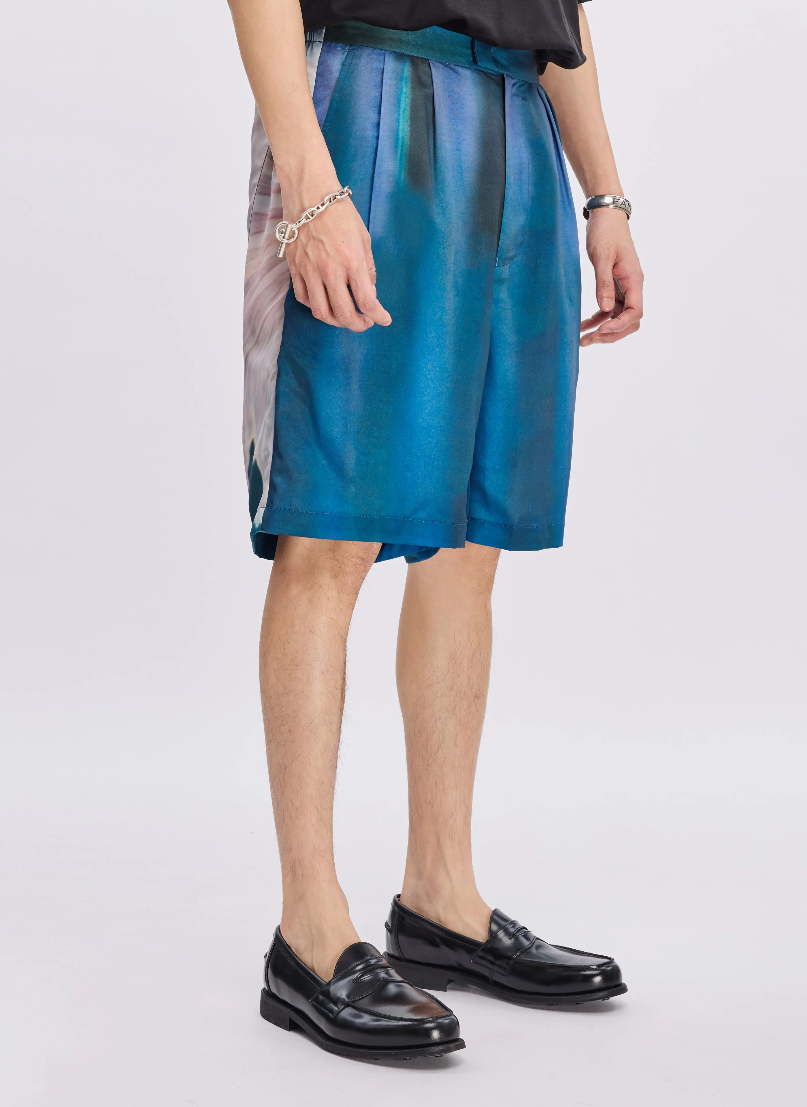 INITIAL x Mika Ninagawa Shorts ElasticFree Cuffs Breathable knit