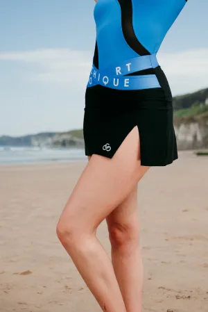 Fierce A-line Skirt in Azure Romance Soul Formal-look