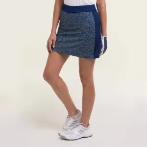 17 1/2 IN GEO PAISLEY SKORT Perfectly Fitted Floral Pattern