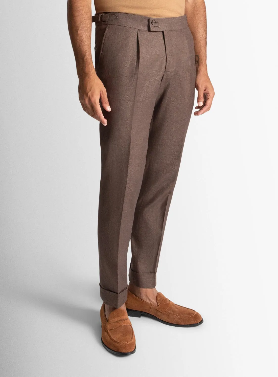 Santorini Espresso Brown Trousers All Use