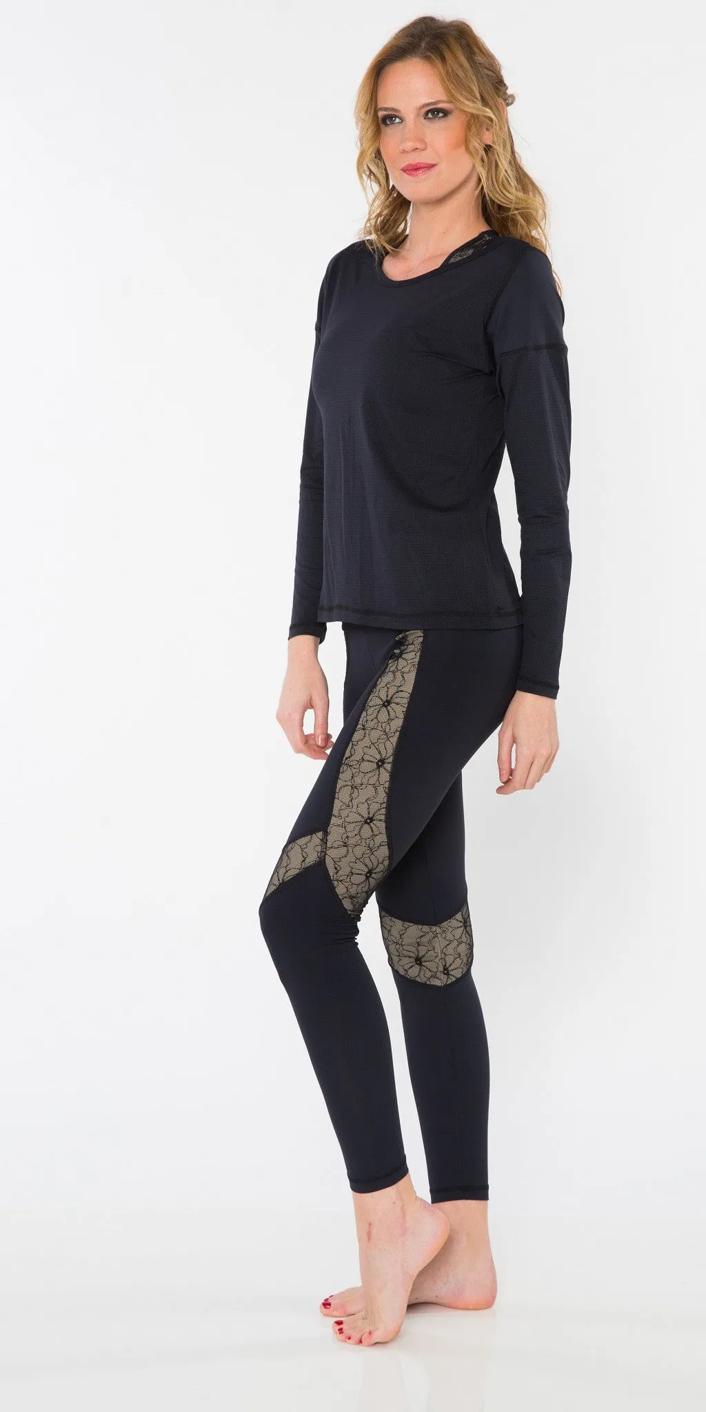 Mesh Panel Park Run Boudoire 2 Legging