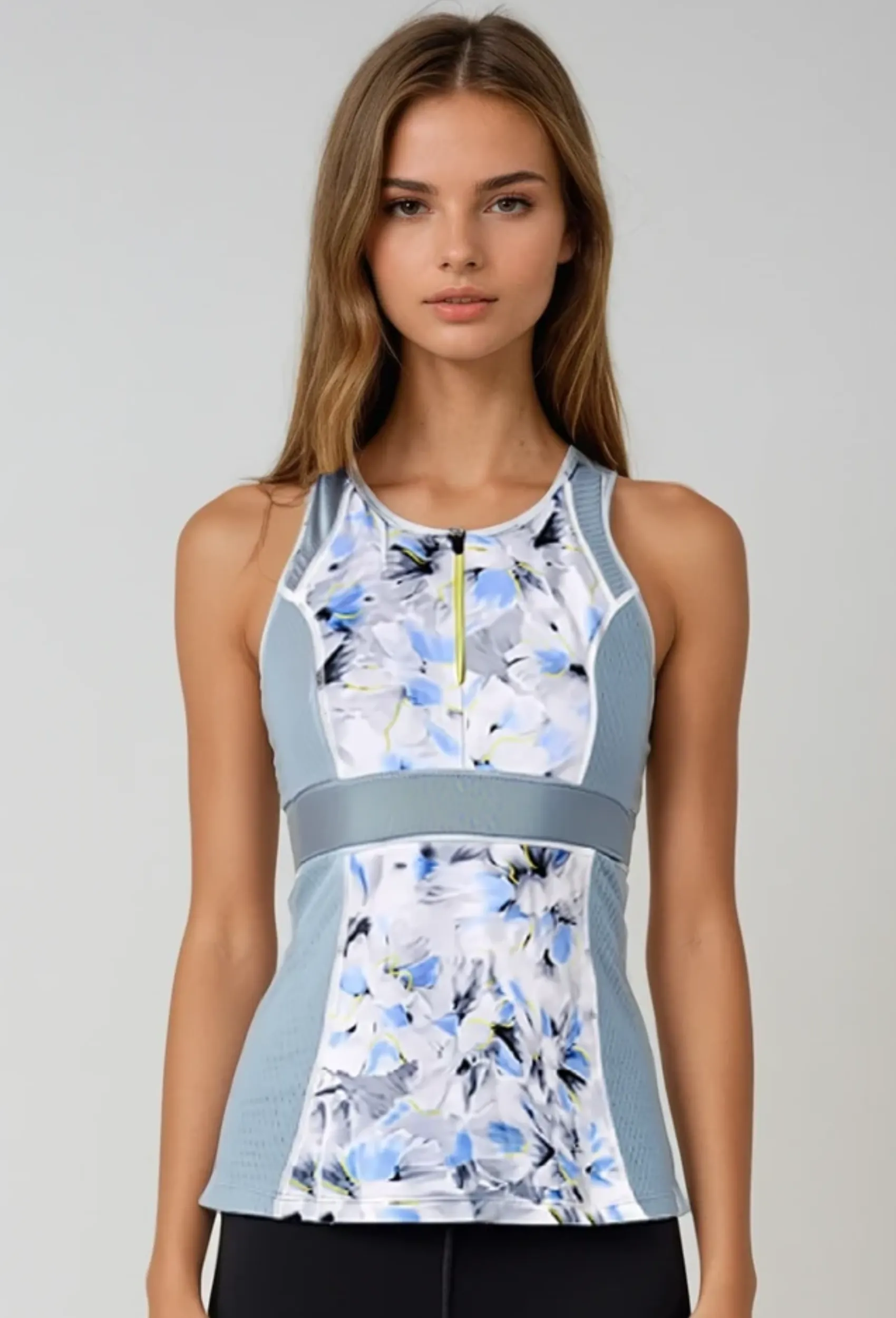 Blurry Bouquet Tank Top w/ Built-In Sports Bra Resilient